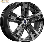 K&K Висмут 7x16 5*112 ET45 DIA66.6 Черный Литой