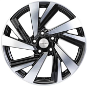 Khomen KHW 1801 7.5x18 5*114.3 ET38 DIA67.1 Black-FP Литой