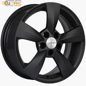 Khomen KHW 1504 6x15 5*100 ET43 DIA57.1 Black Matt Литой