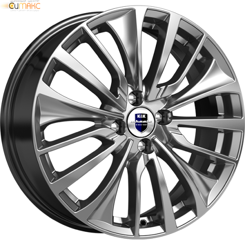 K&K Flanker 6.5x17 5*110 ET39 DIA65.1 Дарк платинум Литой
