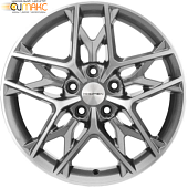 Khomen KHW 1709 7x17 5*108 ET45 DIA60.1 Gray-FP Литой