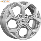 K&K КС878 6.5x16 5*114.3 ET45 DIA67.1 Алмаз черный Литой
