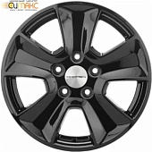 Khomen KHW 1601 6.5x16 5*114.3 ET50 DIA66.1 Black Литой Khomen KHW 1601 6.5x16 5*114.3 ET50 DIA66.1 Black Литой