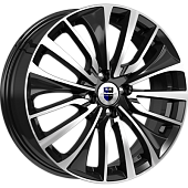 K&K Flanker 6.5x17 4*100 ET45 DIA67.1 Алмаз черный Литой