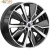 K&K Гамбит 6.5x16 5*108 ET50 DIA63.3 Алмаз черный Литой
