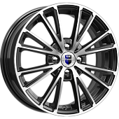 K&K Меандр 6x16 4*100 ET45 DIA67.1 Алмаз черный Литой
