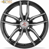 X'trike R076 6x16 4*100 ET48 DIA54.1 BKFP Литой