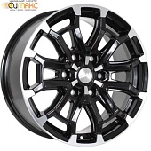 Скад Авилис 8x18 6*114.3 ET30 DIA66.1 Diamond Black Gris Литой