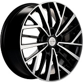 Khomen KHW 1717 7x17 5*108 ET50 DIA63.3 Black-FP Литой