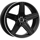 MAK Lewis 9x20 5*112 ET33 DIA66.6 Gloss Black Mirror Ring Литой