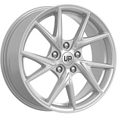 Wheels UP UP105 7x17 5*114.3 ET40 DIA66.1 Silver Classic Литой