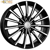 K&K Акцент 5.5x14 4*100 ET45 DIA67.1 Алмаз черный Литой