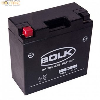 Аккумулятор BOLK MOTO 12 А/ч прямая L+ EN 100A, 150x70x145 512903-YT14B-4