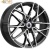 K&K Вудроф 7x18 5*108 ET45 DIA67.1 Алмаз черный Литой