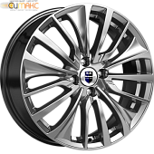 K&K Flanker 6.5x17 4*100 ET45 DIA67.1 Дарк платинум Литой