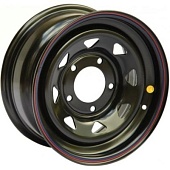 Off Road Wheels Niva 6.5x16 5*139.7 ET35 DIA98 Black Штампованный