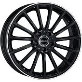 MAK Komet 8x18 5*112 ET43 DIA66.6 Gloss Black Mirror Ring Литой