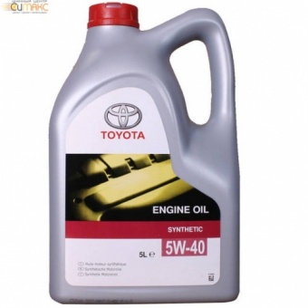Масло TOYOTA Engine Oil 5W40 моторное синтетическое 5 л  5W40 син.5L