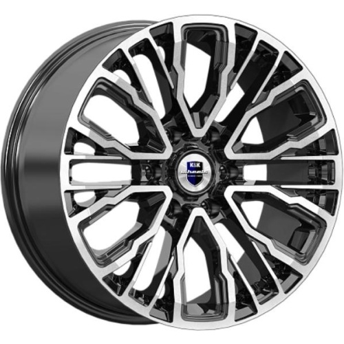 K&K Кортес 8.5x19 6*139.7 ET36 DIA100.1 Алмаз черный Литой