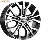 K&K КС736 6.5x16 5*112 ET40 DIA66.6 Алмаз черный Литой