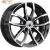 K&K Фрост 6.5x15 5*100 ET38 DIA57.1 Алмаз черный Литой