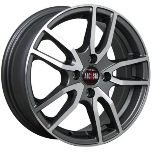 Alcasta M57 6x15 4*100 ET46 DIA54.1 BKF Литой