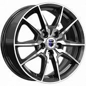 K&K Адамар 6.5x16 5*108 ET40 DIA67.1 Алмаз черный Литой