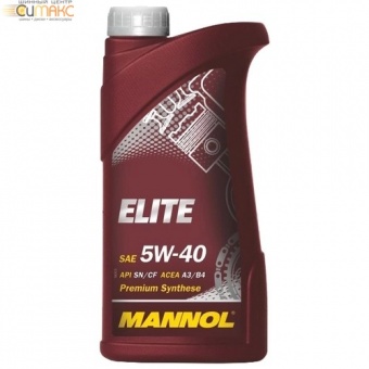 Масло MANNOL Elite 5W40 моторное синтетическое 1 л