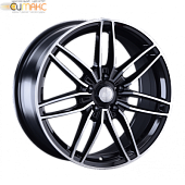 LS 1241 7.5x17 4*100 ET40 DIA60.1 BKF Литой