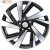 Khomen KHW 1801 7.5x18 5*114.3 ET45 DIA67.1 Black-FP Литой
