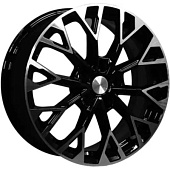 Khomen KHW 1718 7x17 5*108 ET36 DIA65.1 Black-FP Литой