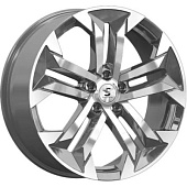 K&K КР015 7.5x19 5*114.3 ET49.5 DIA67.1 Diamond gloss graphite Литой