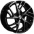 Khomen KHW 1722 6.5x17 5*114.3 ET46 DIA67.1 Black-FP Литой