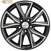 Khomen KHW 1706 7x17 5*114.3 ET39 DIA60.1 Black-FP Литой