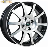 Megami MGM-2 5.5x14 4*100 ET43 DIA67.1 BKF Литой