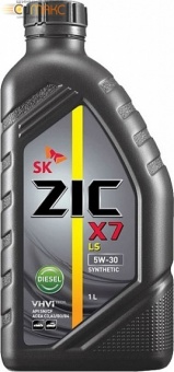 Масло ZIC X7 Diesel 5W30 моторное синтетическое 1 л