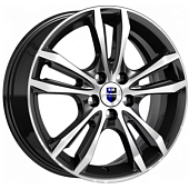 K&K Samara 6x16 4*114.3 ET40 DIA67.1 Алмаз черный Литой