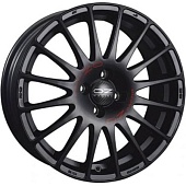 OZ Superturismo GT 8x17 5*112 ET35 DIA75.1 Matt Black + Red Lettering Литой