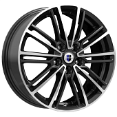 K&K Эрфурт 7x17 4*100 ET37 DIA67.1 Алмаз черный Литой