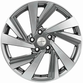 Khomen KHW 1801 7.5x18 5*114.3 ET45 DIA66.1 Gray-FP Литой