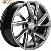 Khomen KHW 1714 7x17 5*110 ET40 DIA67.1 Gray-FP Литой