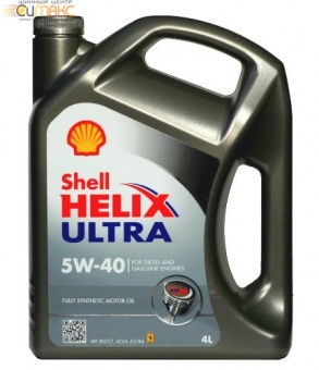 Масло SHELL Helix Ultra 5W40 моторное синтетическое 4 л  177