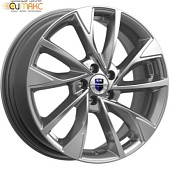 K&K Роквуд 7x17 5*108 ET33 DIA60.1 Дарк платинум Литой