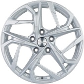 Khomen KHW 1716 7x17 5*114.3 ET51 DIA67.1 F-Silver Литой