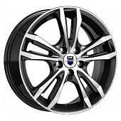 K&K Samara 6x16 4*100 ET49 DIA54.1 Алмаз черный SK Литой