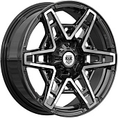 K&K Блэкберн 8x17 6*139.7 ET30 DIA106.1 Алмаз черный Литой