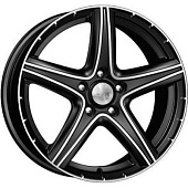 K&K Барракуда 7.5x17 5*114.3 ET38 DIA66.1 Алмаз черный Литой