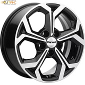 Carwel Цада 6.5x16 5*114.3 ET46 DIA67.1 BL Литой