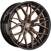 LS Forged FG35 10.5x21 5*112 ET43 DIA66.6 ALBRSD-GM/BK Кованый