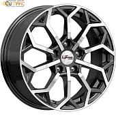 iFree Спейс-Нидл 6.5x16 5*100 ET38 DIA67.1 Блэк Платинум Литой